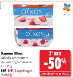 Colruyt Danone oikos aanbieding