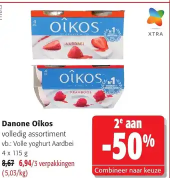 Colruyt Danone oikos aanbieding