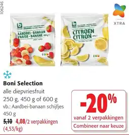 Colruyt Boni selection alle diepvriesfruit aanbieding