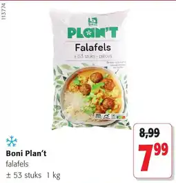 Colruyt Boni plan't falafels aanbieding