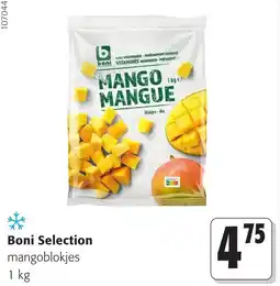 Colruyt Boni selection mangoblokjes aanbieding