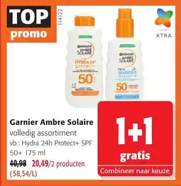 Colruyt Garnier ambre solaire aanbieding