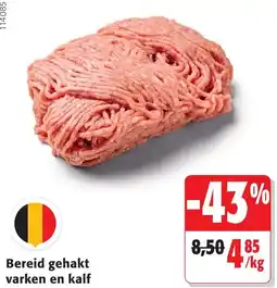 Colruyt Bereid gehakt varken en kalf aanbieding