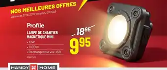 Lampe de chantier magnetique mini