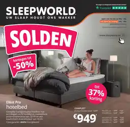Sleepworld Elliot pro hotelbed aanbieding
