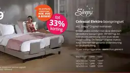 Sleepworld Celestial elektro boxspringset aanbieding
