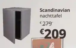 Sleepworld Scandinavian nachttafel aanbieding
