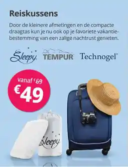 Sleepworld Reiskussens aanbieding