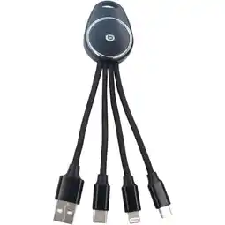 Krëfel Trio korte 3 in 1 kabel (lightning microUSB USB-C) aanbieding
