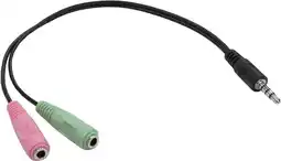Krëfel Splitter mini jack (3,5 mm) naar stereo (Male - Female) aanbieding