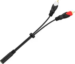 Krëfel Jack 3,5 mm (Female) naar 2x RCA (Male)-adapter aanbieding