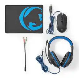 Krëfel Gaming Kit 3 in 1 (muis, headset en muismat) aanbieding