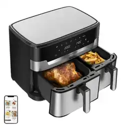 Krëfel Airfryer Dual Easy Fry XXL EZ942DFO aanbieding