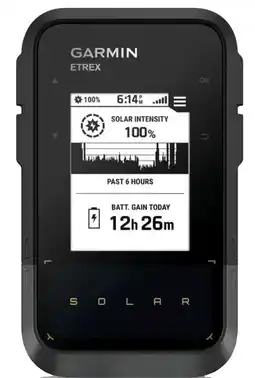 Krëfel eTrex Solar draagbaare-GPS - Zwart aanbieding