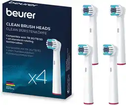 Krëfel Tandenborstel navulling TB30 / TB50 4 stuks aanbieding