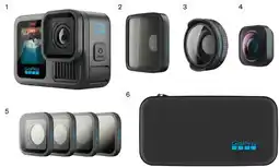 Krëfel HERO13 HERO13 Black en HB-serie lensassortiment - Zwart aanbieding