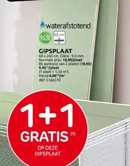 Brico Gipsplaat aanbieding