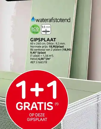 Brico Gipsplaat aanbieding