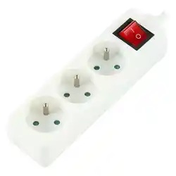 Krëfel Stekkerdoos - 1,5 meter - 3 stekkers - Wit aanbieding