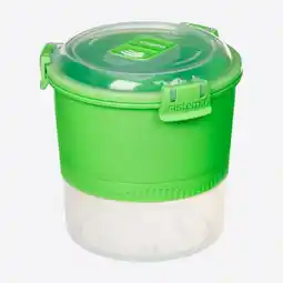 Krëfel LUNCH STACK TO GO LUNCHBOX 2 DELEN MET LEPEL/VORK 990ML aanbieding