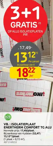 Brico Isolatieplaat Enertherm Comfort TG Alu aanbieding
