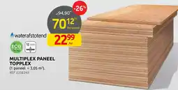 Brico Multiniplex paneel topplex aanbieding