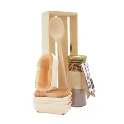 Krëfel Houten cakebakvormpjes - 4 stuks aanbieding