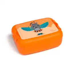 Krëfel Amuse Plus Clip Lunchbox Animal Carnival Small oranje 16,5x12x6cm aanbieding