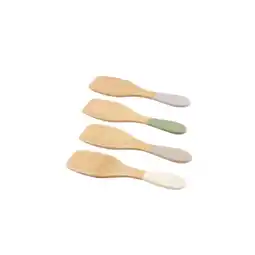 Krëfel Set van 4 spatels Bamboe - 13 cm aanbieding