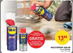 Brico Multispray WD-40 aanbieding