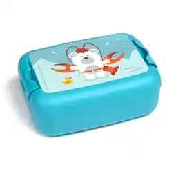 Krëfel Amuse Plus Clip Lunchbox Animal Carnival Small blauw 16,5x12x6cm aanbieding
