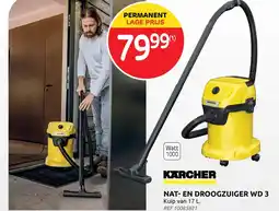 Brico Nat en Droogzuiger WD 3 aanbieding