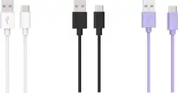 Krëfel Set van 3 USB C naar USB A-kabels - 1 m aanbieding