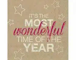 Krëfel Servetten - Most wonderful time aanbieding