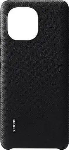 Krëfel Rugged Vegan Leather backcover voor Mi 11 - Zwart aanbieding