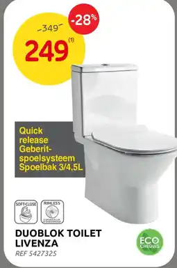 Brico Duoblok Toilet Livenza aanbieding