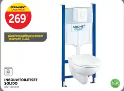 Brico Inbouwtoiletset Solido aanbieding