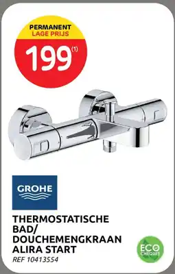 Brico Thermostatische douchemengkraan alira start aanbieding