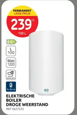 Brico Elektrische boiler droge weerstand aanbieding