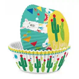 Krëfel Papieren bakvormen cupcakes Lama 36 stuks aanbieding