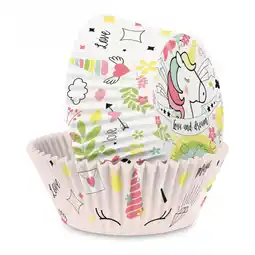 Krëfel Papieren cupcake vormpjes eenhoorn aanbieding