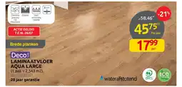 Brico Laminaatvloer Aqua Large aanbieding