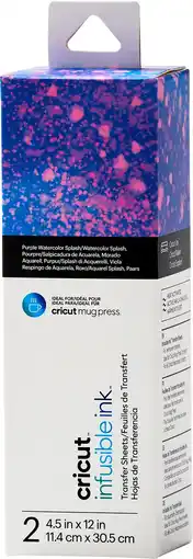 Krëfel infusible ink overdrachtsvellen - Watercolor Splash - 2 stuks aanbieding