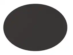 Krëfel Placemat- Mesapiu -Imitatieleer - Zwart aanbieding
