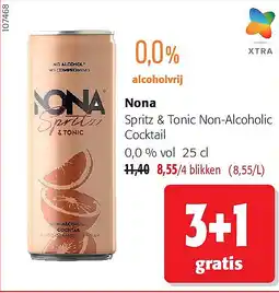 Colruyt Nona Spritz & Tonic Non-Alcoholic Cocktail 0,0 % vol aanbieding