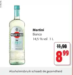 Colruyt Martini Bianco 14,5 % vol aanbieding