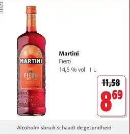 Colruyt Martini Fiero 14,5 % vol aanbieding