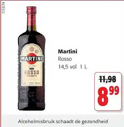 Colruyt Martini Rosso 14,5 vol aanbieding