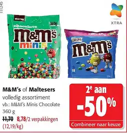 Colruyt M&M’s Minis Chocolate aanbieding