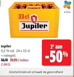 Colruyt Jupiler 5,2 % vol aanbieding